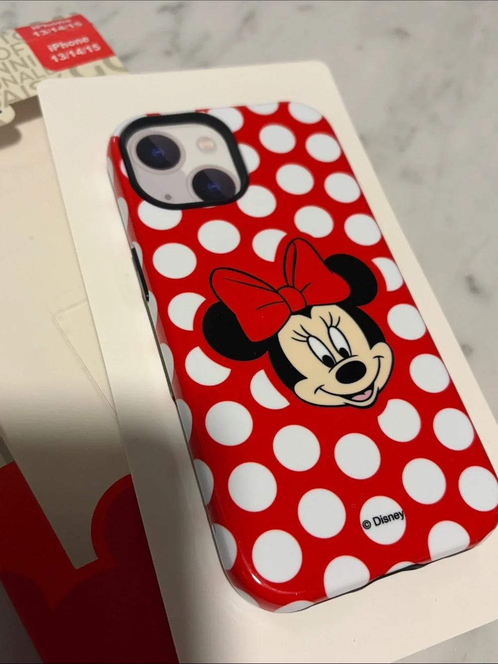 Disney Minnie Mouse Red with White Polka Dots Phone Case